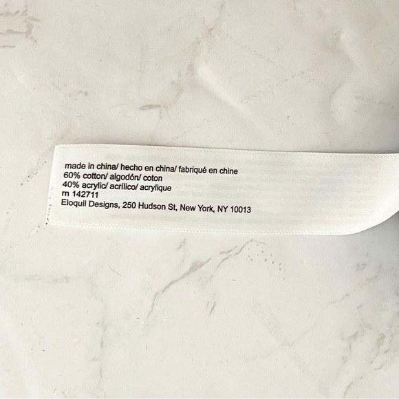 Eloquii Elements | Sweater Balloon Sleeve Ruffle Yoke Mixed Stitch Black - Picture 8 of 9